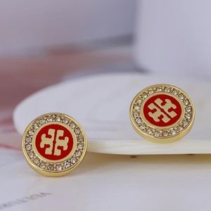 Tory Burch Earrings red